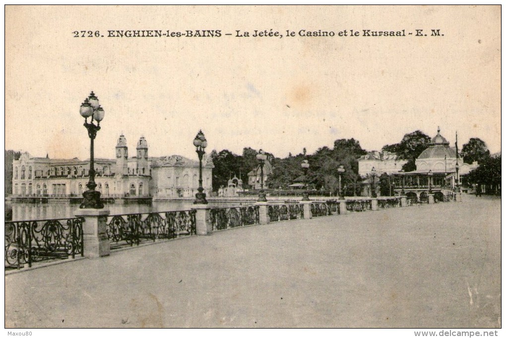 ENGHIEN-LES-BAINS - La Jetée, Le Casino Et Le Kursaal -1924 - - Enghien Les Bains
