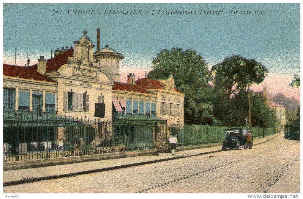 ENGHIEN-LES-BAINS - L'Etablissement Thermal - Grande Rue -1922 - - Enghien Les Bains