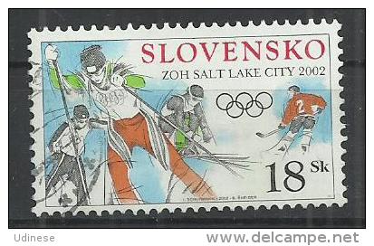 SLOVAKIA 2002 - WINTER OLYMPIC GAMES - USED OBLITERE GESTEMPELT USADO - Used Stamps