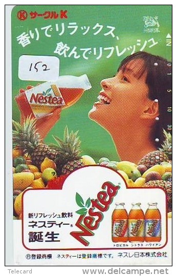 Télécarte Japon * NESTLE  (152) COFFEE * PHONECARD JAPAN * KAFFEE * Telefonkarte * NESCAFEE * - Publicidad