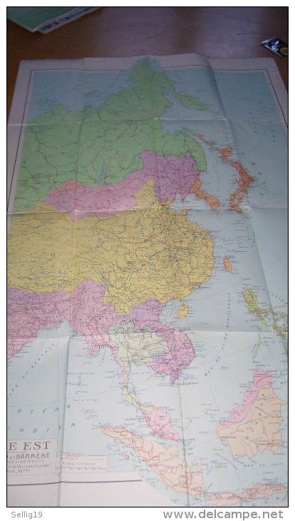 Carte Asie Est Politique ( Série Les Nations ) - 1/12 500 000e - Kaarten & Atlas