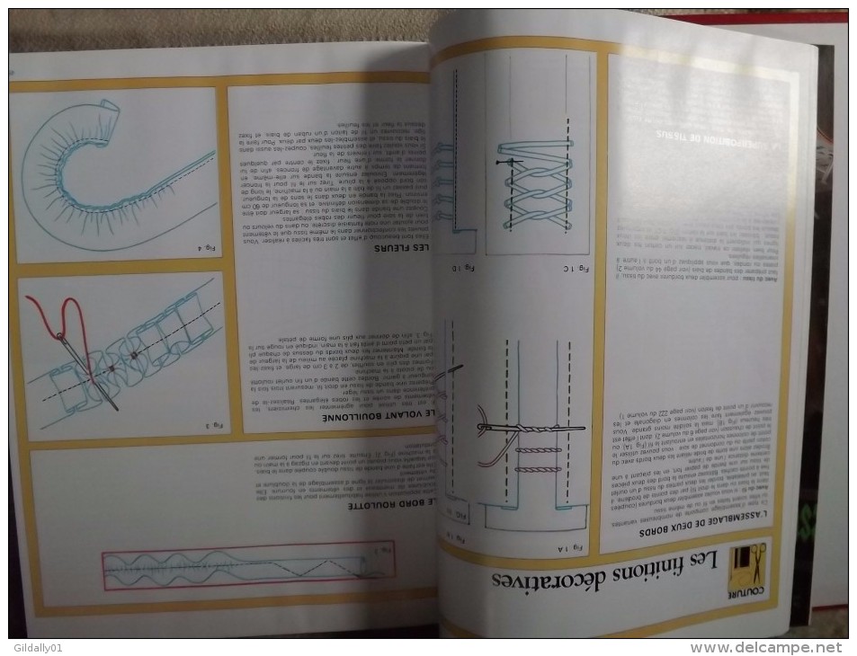 MODE:Encyclopedie Des Travaux D´AIGUILLES + Patrons Décalques.  T 8.  1982.  (Bible Du Tricot, Crochet, Broderie Etc...) - Encyclopedieën