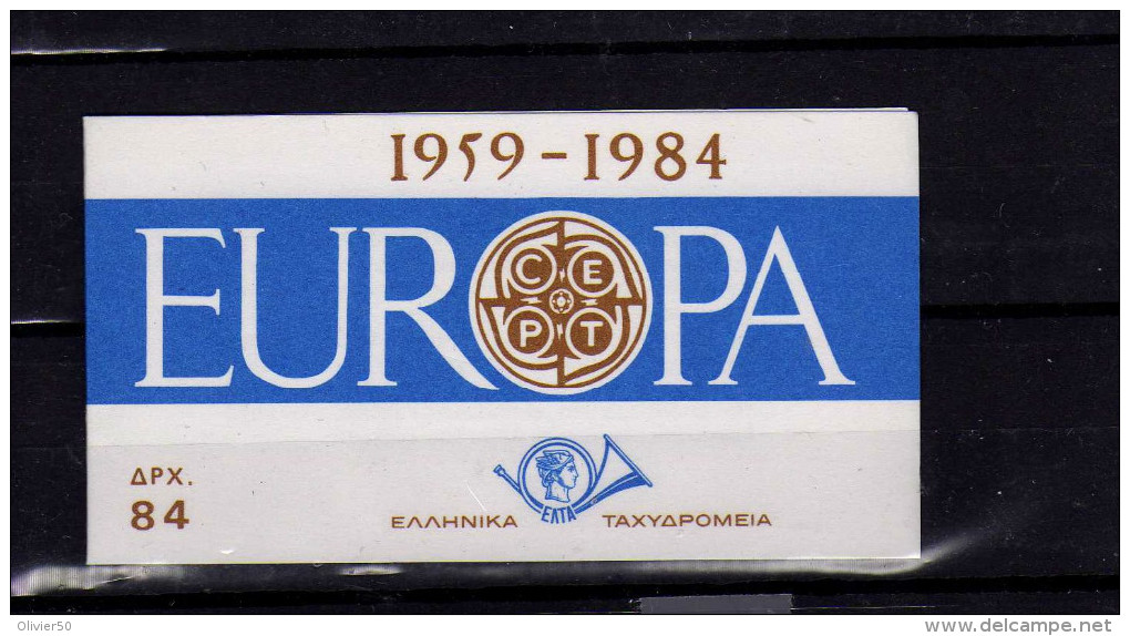 Grèce (1984)  -  Carnet "Europa" Neufs** - Carnets