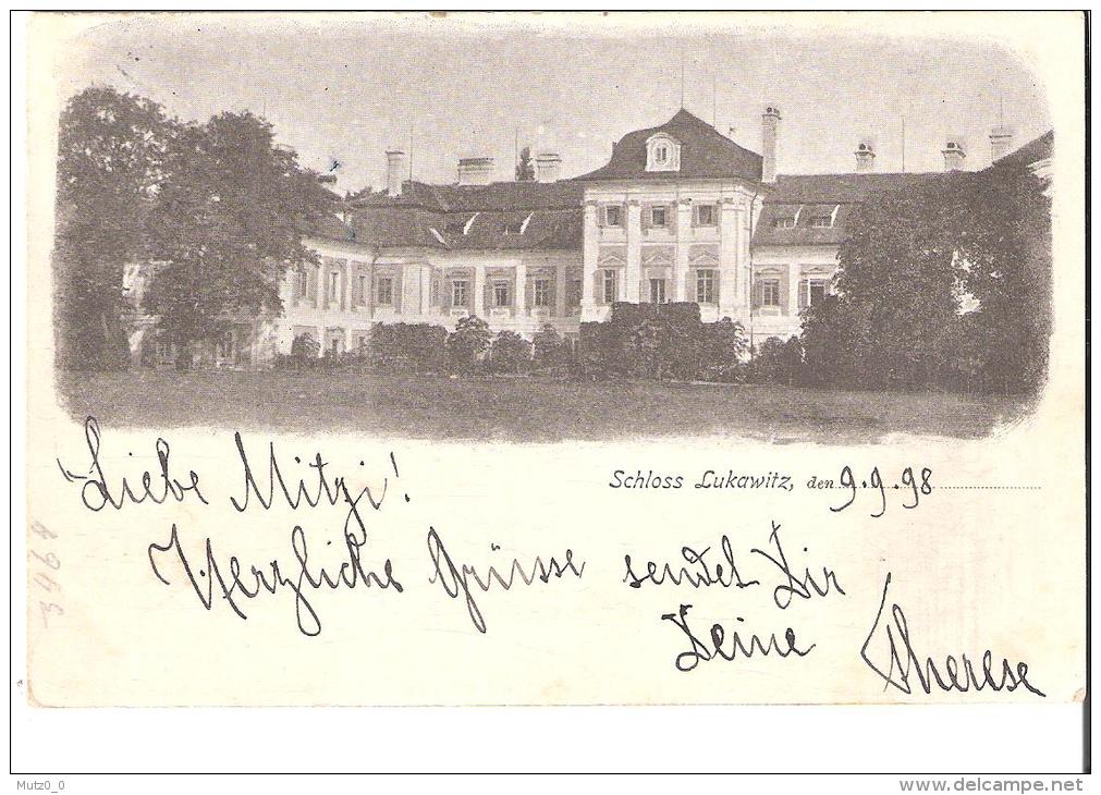 AK 0085  Schloss Lukawitz , Ostböhmen - K.k. Österreich Um 1898 - Czech Republic