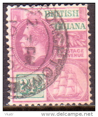 British Guiana 1921 SG #278 24c VF Used  Wmk Crown Script CA - Guyana Britannica (...-1966)