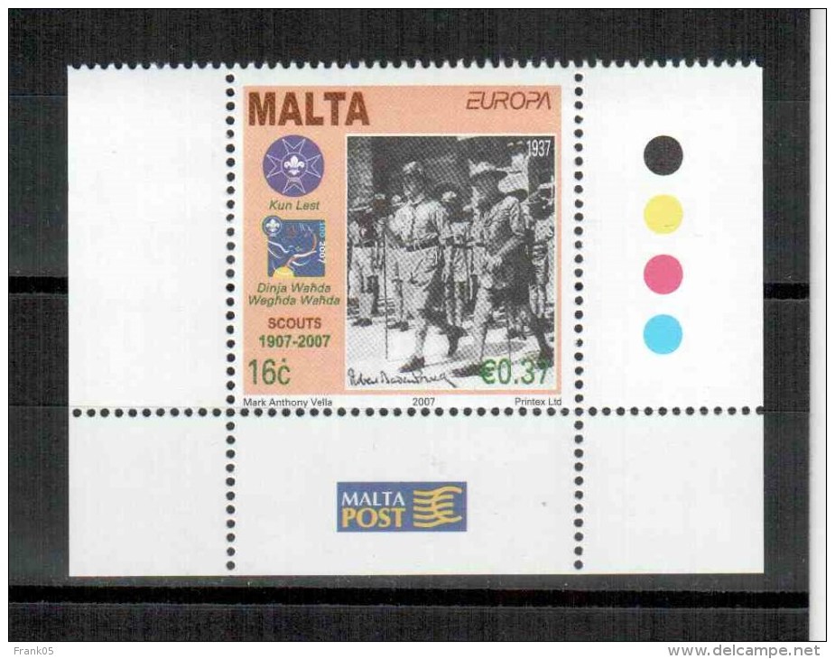 Malta / Malte 2007 Aus MH/from Booklet EUROPA ** - 2007