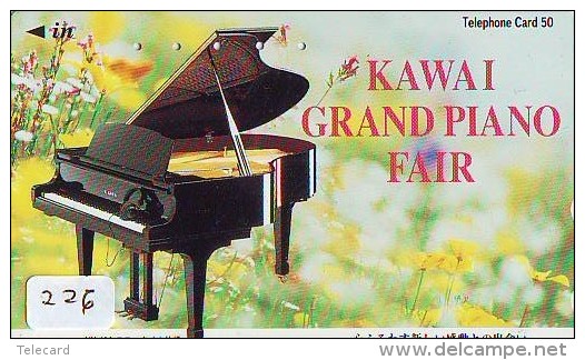 Télécarte Japon * Musique * PIANO * (226) Japan Music Phonecard * KLAVIER Musik Telefonkarte * - Musique