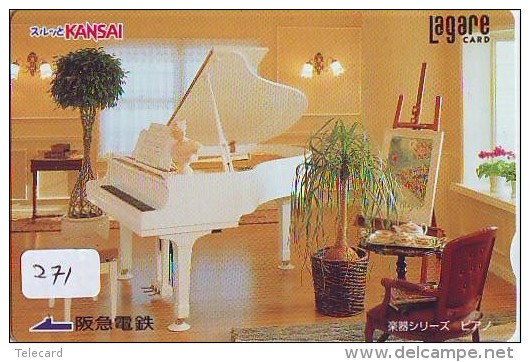 Télécarte Japon * Musique * PIANO * (271) Japan Music Phonecard * KLAVIER Musik Telefonkarte * - Musik