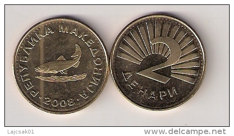 Macedonia 2 Denar 2008. High Grade - North Macedonia