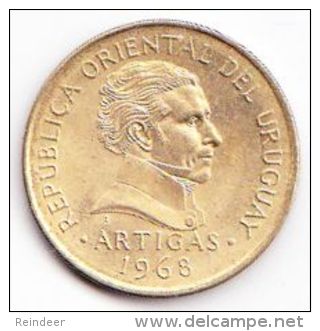 ® URUGUAY 1968-1969: LOTE De 6 Monedas - Bronce - Uruguay