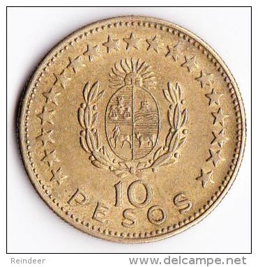 ® URUGUAY 1965: LOTE de 5 monedas - aluminio y bronce