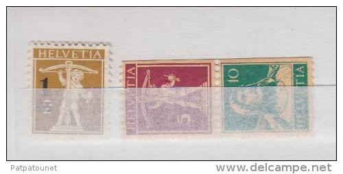 Suisse YV 145; 161; 197 N 1914 Et 1917 Guillaume Tell - Nuevos