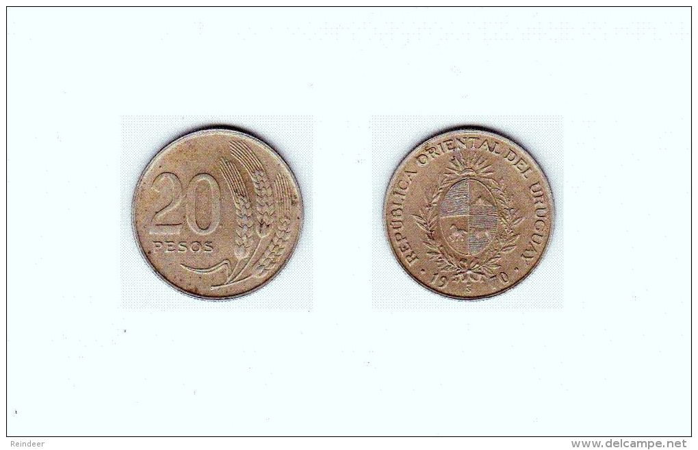 ® URUGUAY 1970-1973: LOTE De 4 Monedas - Níquel - Uruguay