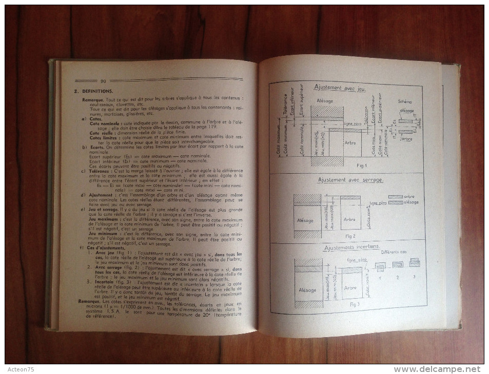 AIDE MEMOIRE DE L´ELEVE DESSINATEUR - 1963 - PELADAN - LE CANNELLIER - Fiches Didactiques