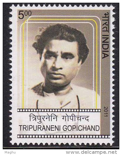 India MNH 2011, Tripuranini Gopichand, Tripuraneni , Writer, Editor, Playwright, Film Director, Cinema Filmography - Neufs