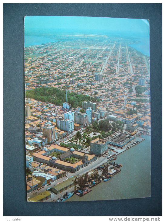 Brazil: BRASIL Rio Grande - Vista Aerea - Aerial View - Posted 1985 - Porto Alegre