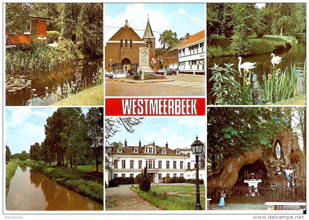 Hulshout Westmeerbeek (2235) : Groeten Uit WESTMEERBEEK. CPSM Multivues Couleur. - Hulshout