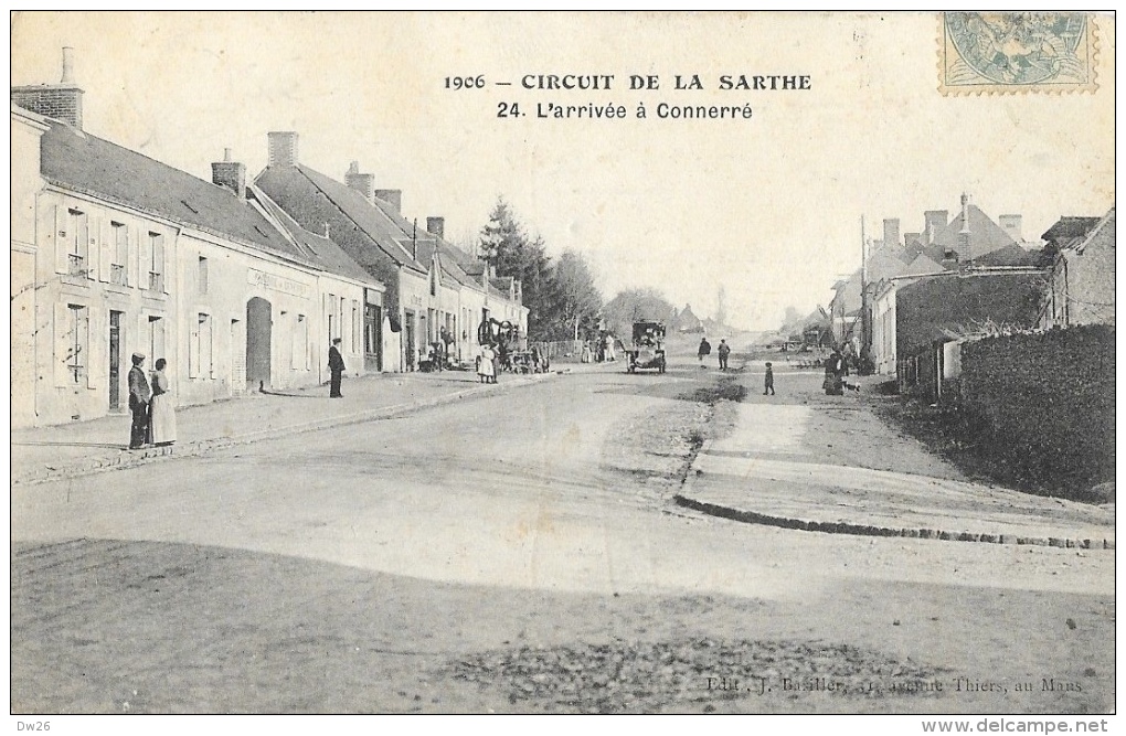 Circuit De La Sarthe En 1906 - L'Arrivée à Connerré - Le Mans