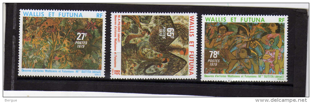 WALLIS ET FUTUNA N° 245/247 ** LUXE - Unused Stamps