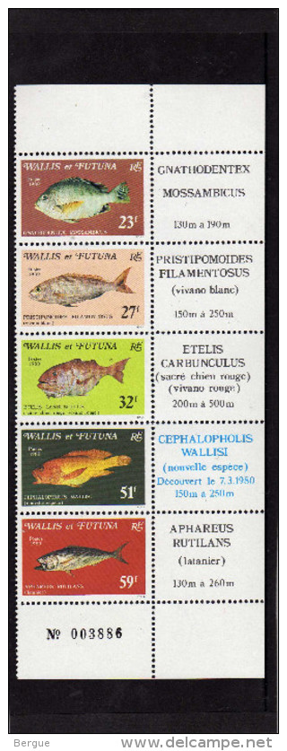 WALLIS ET FUTUNA N° 259/263 ** LUXE - Neufs