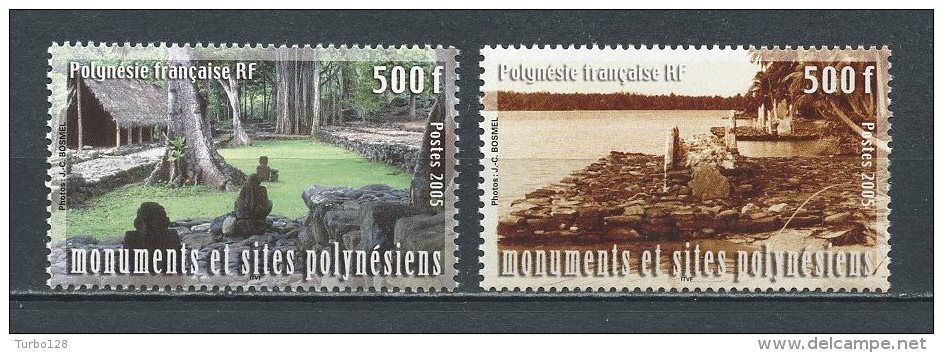 POLYNESIE 2005  N° 757/758 ** Neufs = MNH Superbes Paysages Landscapes - Unused Stamps