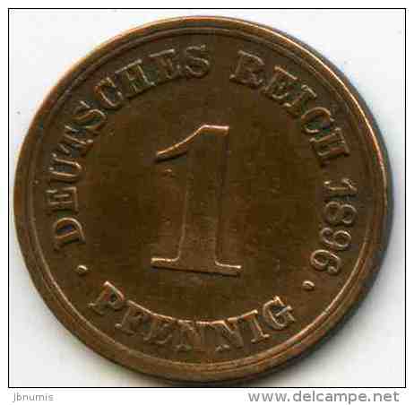 Allemagne Germany 1 Pfennig 1896 F J 10 KM 10 - 1 Pfennig
