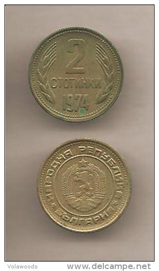 Bulgaria - Moneta Circolata Da 2 Stotinki - 1974 - Bulgarie