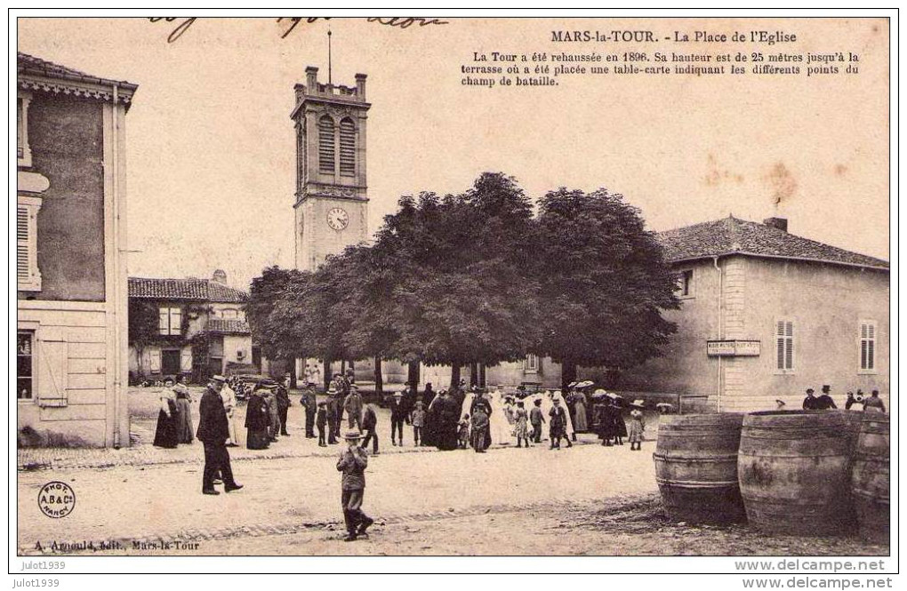 MARS - LA - TOUR ..-- 54 . M. Et M.  ..-- Vers MONT - SAINT - MARTIN ( Mme ARBALETTRIER , Hôtel ) .  Voir Verso . - Otros & Sin Clasificación