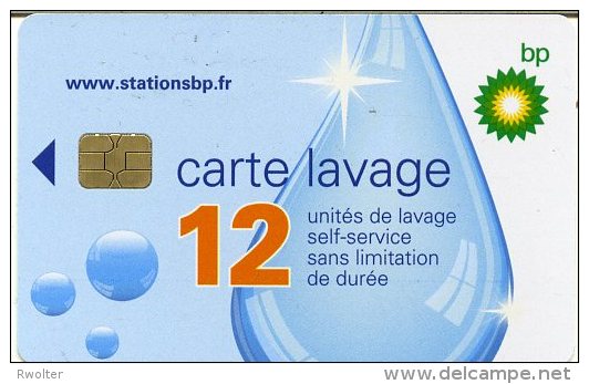 @+ Carte De Lavage BP  - 12 UNITES - Puce 2 (New) - Lavage Auto