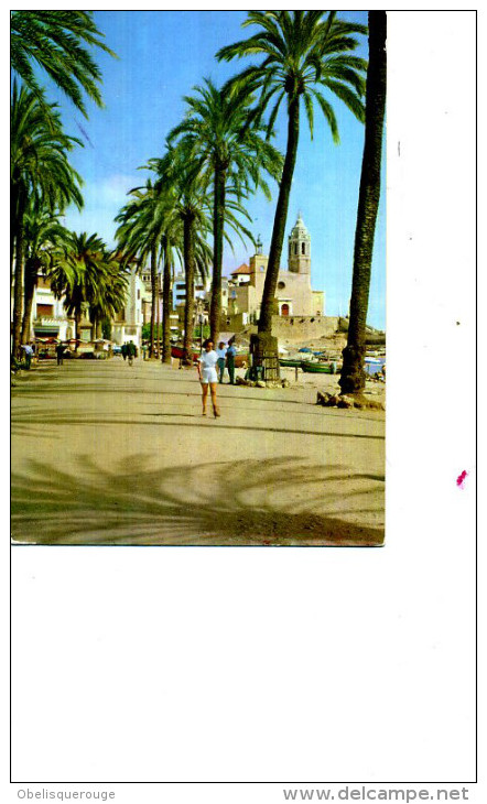 SITGES  PROMENADE ANIMATION PASEO  DE LA RIBERA ET IGLESIA TIMBRES - Melilla