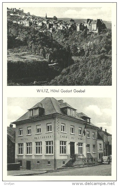 CP Wiltz - 2 Vues Et Café Godart - Kaemmerer - Wiltz
