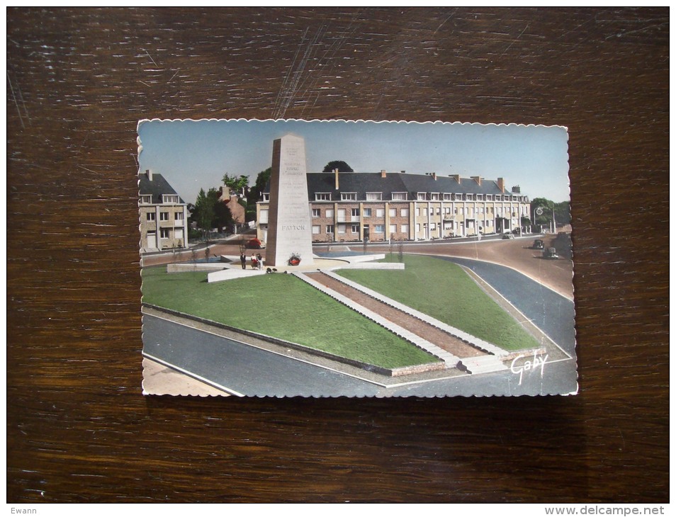 Carte Postale Ancienne D'Avranches- Le Monument Patton - Avranches