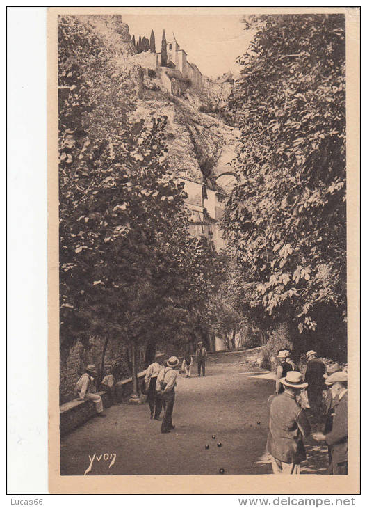 1930 CIRCA MOUSTIERS STE MARIE JOUEURS DE BOULES - Sonstige & Ohne Zuordnung