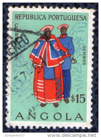 Angola 1957 Oblitéré Rond Used Habits Et Costumes Couple De Dembos - Angola