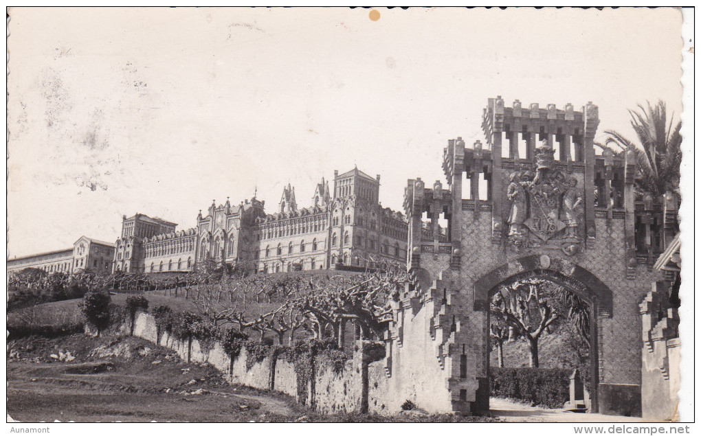 España--Santander--1911--Comillas--Universidad Pontificia--Fechador--Comillas-a Canderan,Francia - Escuelas