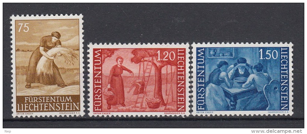 LIECHTENSTEIN - Michel - 1960 - Nr 395/97 - MNH** - Neufs