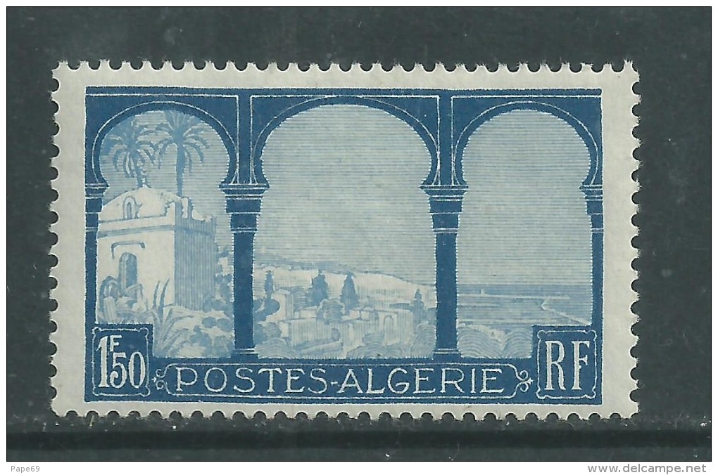 Algerie N° 83  X Partie De Série : 1 F. 50 Bleu Foncé Et Bleu  Trace De Charnière Sinon TB - Neufs
