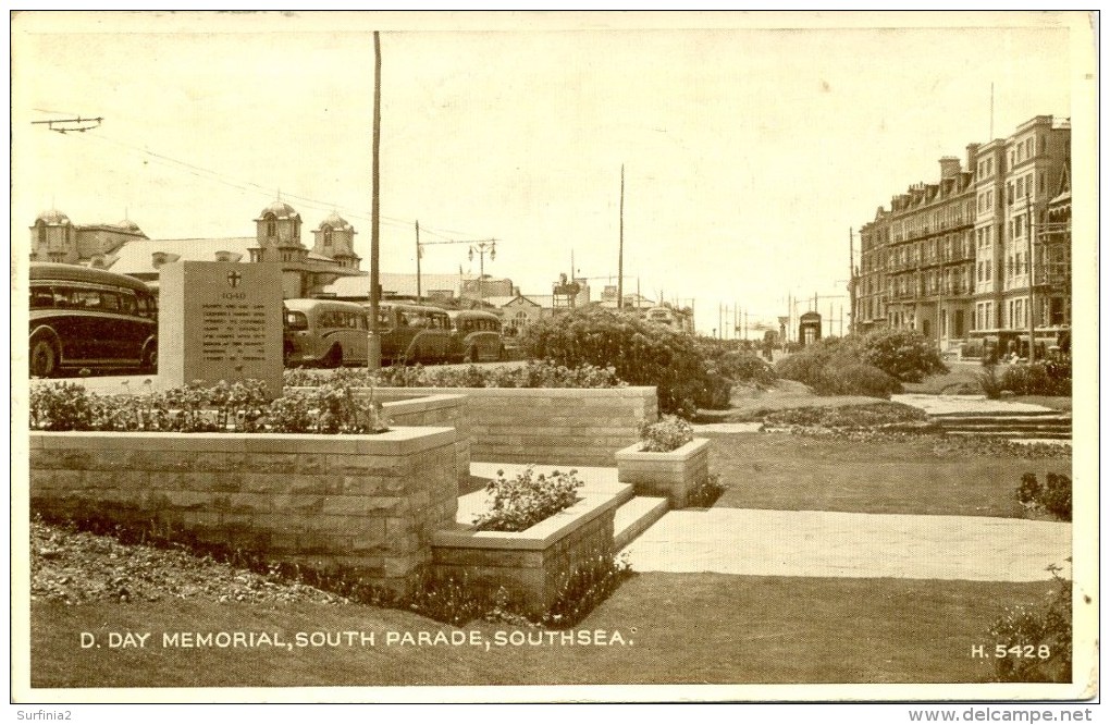 HANTS - SOUTHSEA - SOUTH PARADE - D DAY MEMORIAL Ha36 - Other & Unclassified