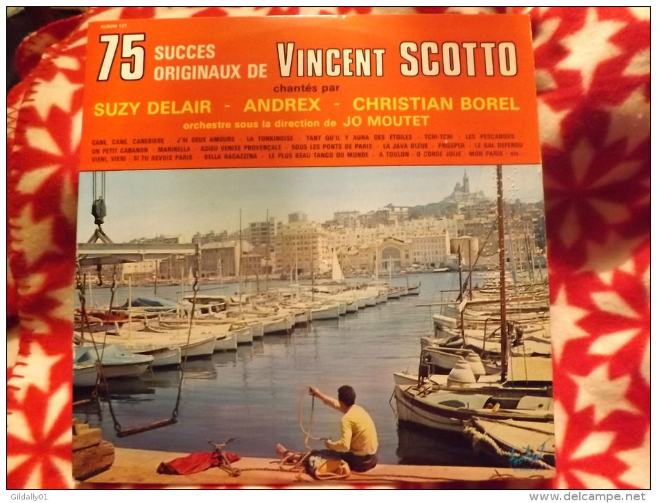 2Albums 33t/12\".DELAIR - ANDREX - BOREL.  75 Succès De Vincent Scotto. - Other & Unclassified