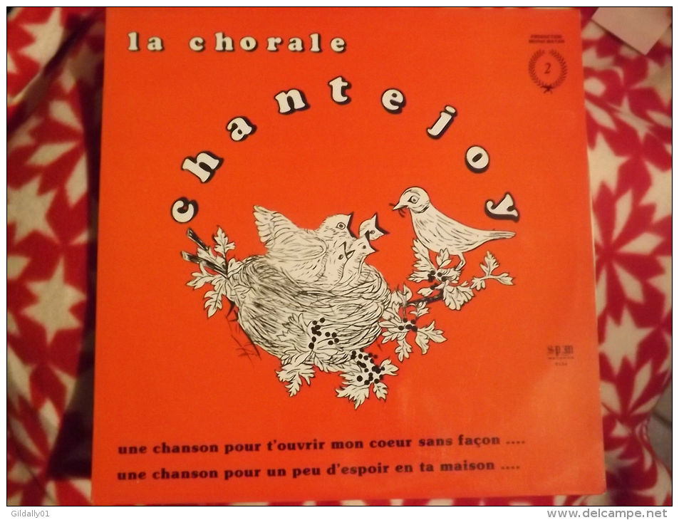 Album 33t/12\".  La Chorale CHANTEJOY. Une Chanson Pour T'ouvrir Mon Coeur .... - Autres & Non Classés