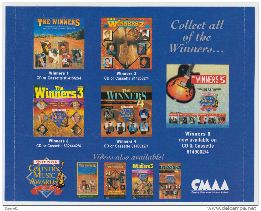 Winners - Vorläufer - CMAA Silver Jubilee Collection 1973 - 1997 - 2 Original CDs - Country & Folk