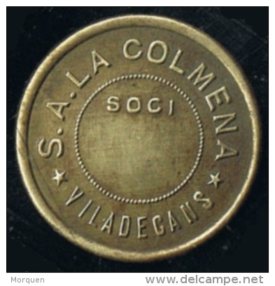 Moneda  Cooperativa S.A. La Colmena De VILADECANS (Barcelona) - Professionali/Di Società