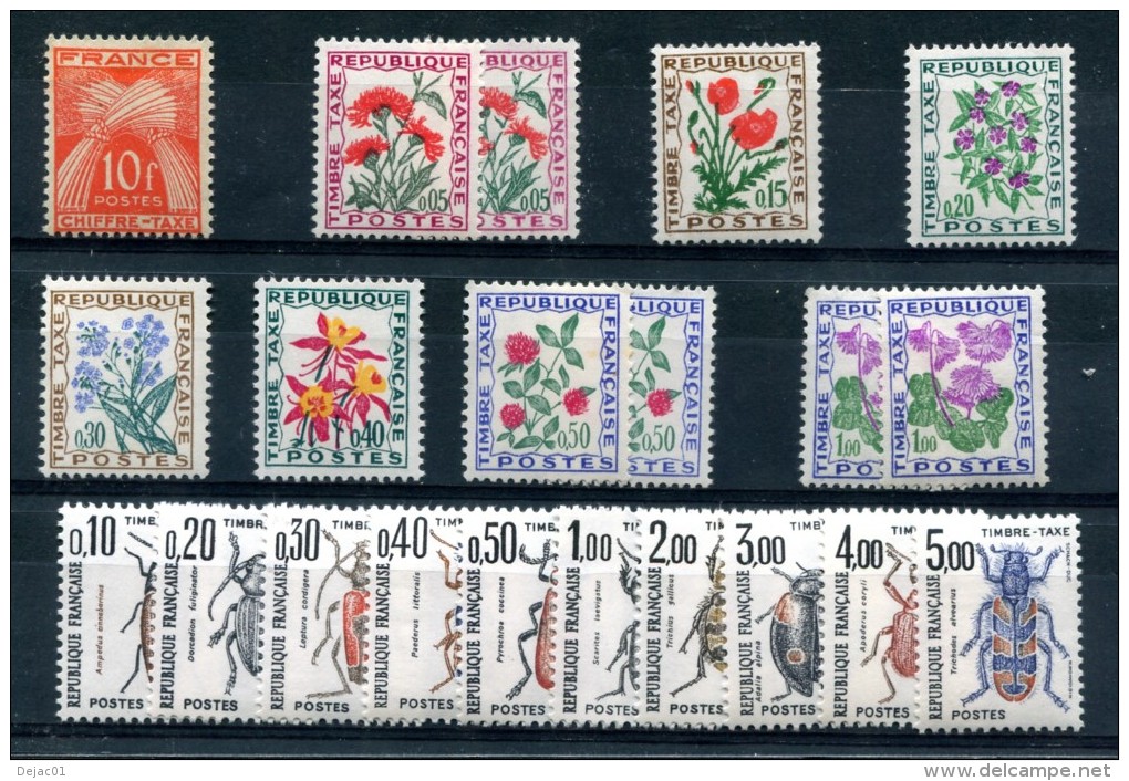 Lot De Timbres Taxe  Neufs *** - Cote 10 - T 101 - 1960-.... Mint/hinged