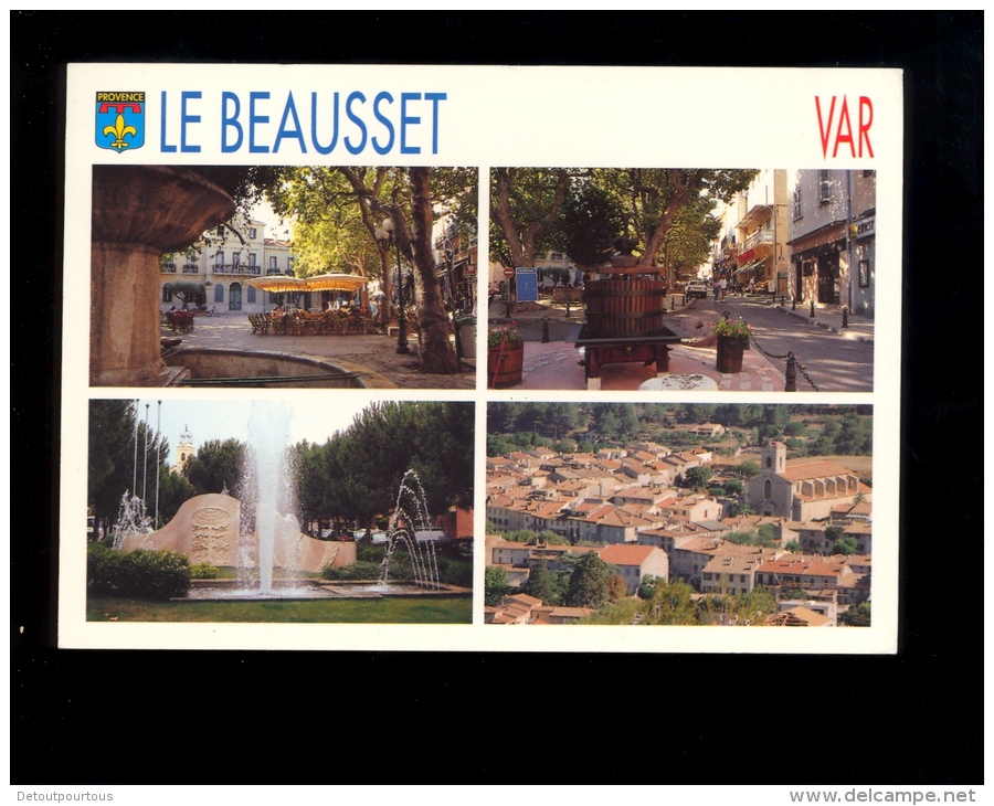 LE BEAUSSET Var 83 :  Multivues Centre Ville Et Vue Générale 1998 - Le Beausset