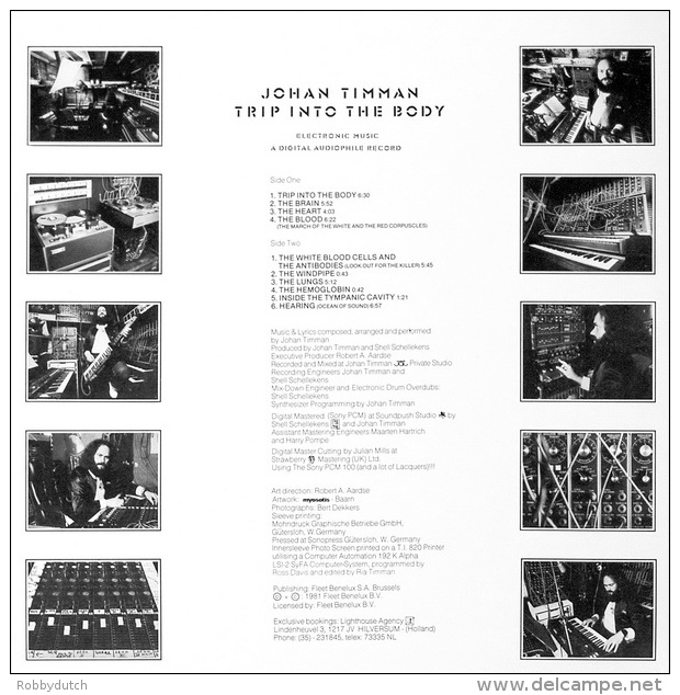 * LP *  JOHAN TIMMAN - TRIP INTO THE BODY (Holland 1981 EX-!!!) - Rock