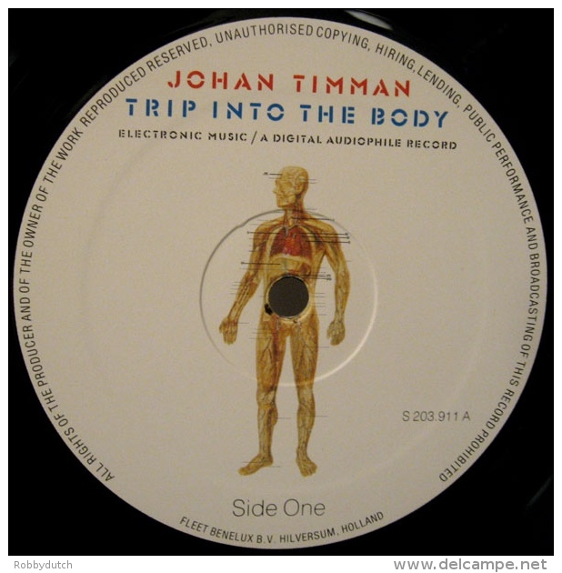 * LP *  JOHAN TIMMAN - TRIP INTO THE BODY (Holland 1981 EX-!!!)