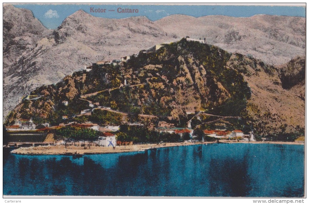 EUROPE,Monténégro,KOTOR,C ATTARO,YOUGOSLAVIE EN 1919,OLD,PHOTO MANDEL - Montenegro