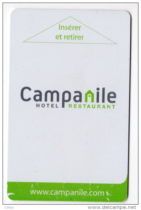 CLEF D´HOTEL CAMPANILE - Tarjetas-llave De Hotel