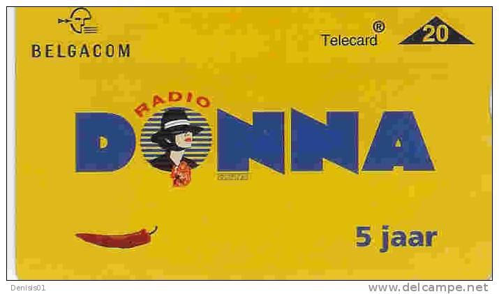 Belgique - Radio Donna - N° 141 - 741 E - Without Chip