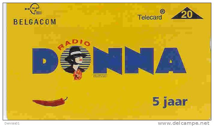 Belgique - Radio Donna - N° 141 - 741 C - Without Chip